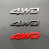 1Pc 3D Metal 4WD Logo Car Rear Trunk Side Fender Emblem Badge Stickers Decals