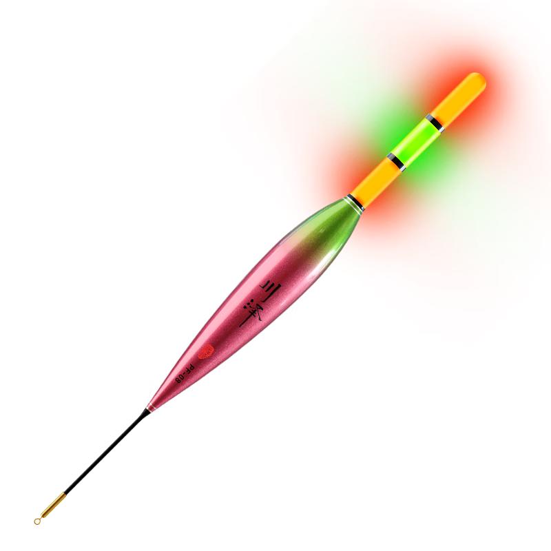 Chuanze Luminous Electronic Color-Changing Fishing Float Three-Eye Thickened Color Change