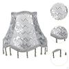 Cloth Lamp Shade Fabric Lampshade Table Lamp/Floor Replacement Lightweight Home Decoration