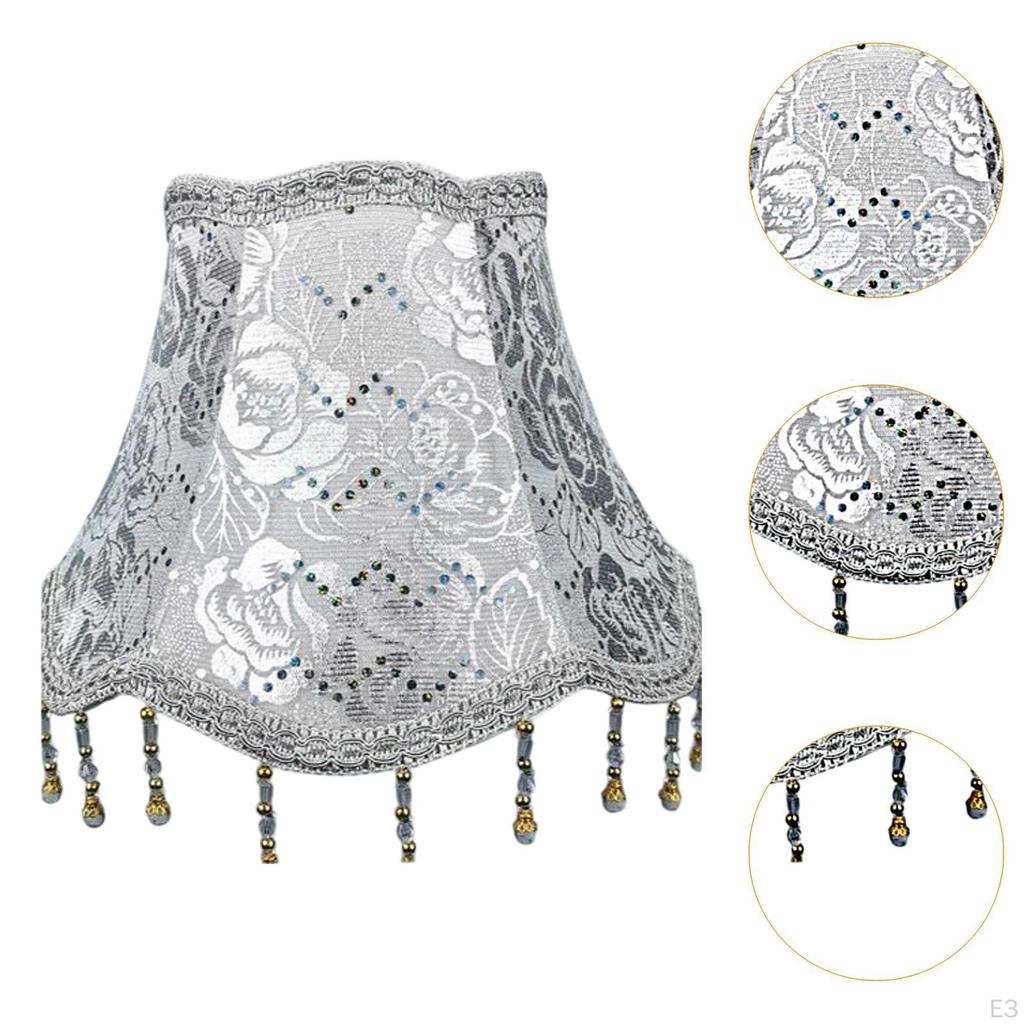 Cloth Lamp Shade Fabric Lampshade Table Lamp/Floor Replacement Lightweight Home Decoration