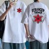 Unisex Tričko Stranger Things s potiskem - Ležérní s krátkým rukávem, kulatý výstřih, měkká letní móda pro muže a ženy