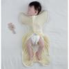 Newborn Sleep Sack With Mesh Fabric Anti Startle Swaddle Wing Sleeves Lightweight Breathable Baby Sleeping Bag