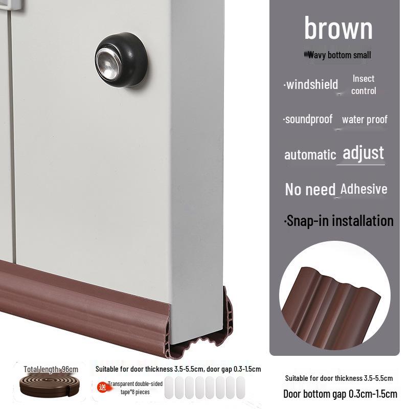 Door Bottom Windproof and Soundproof Sealing Strip