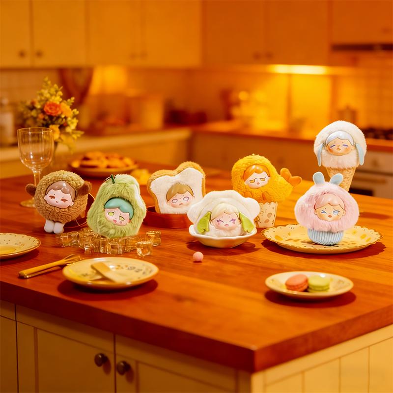 100% Echte Dumia Voedsel Vinyl Blind Box Schattige Pluche Bedel Poppetje Tide Play Blind Box Tas Accessoires Bedel Grappige Meisjes Cadeaus