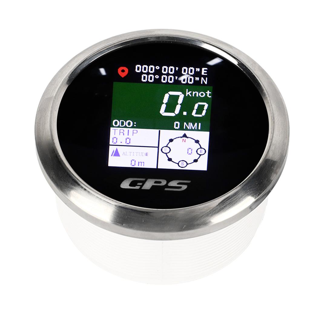85mm GPS Speedometer 9‑32V TFT Screen Digital Display Speed Gauge Universal for Yacht RV Motorcycle