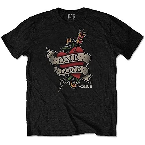 Nas NASTS02MB05 T-Shirt, Black, XX-Large S