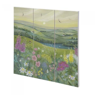 Julia Crossland Morning Light Wood Plaque