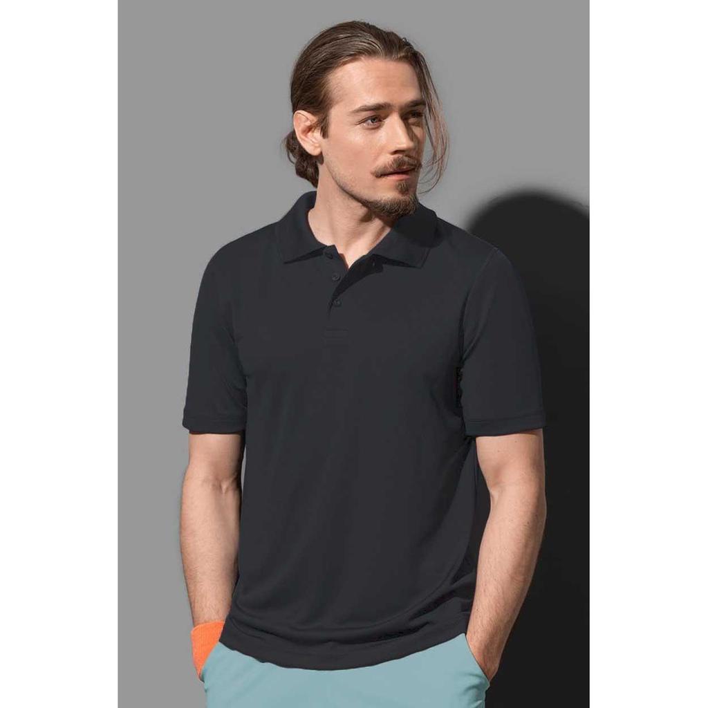 Stedman Mens Active 140 Mesh Polo