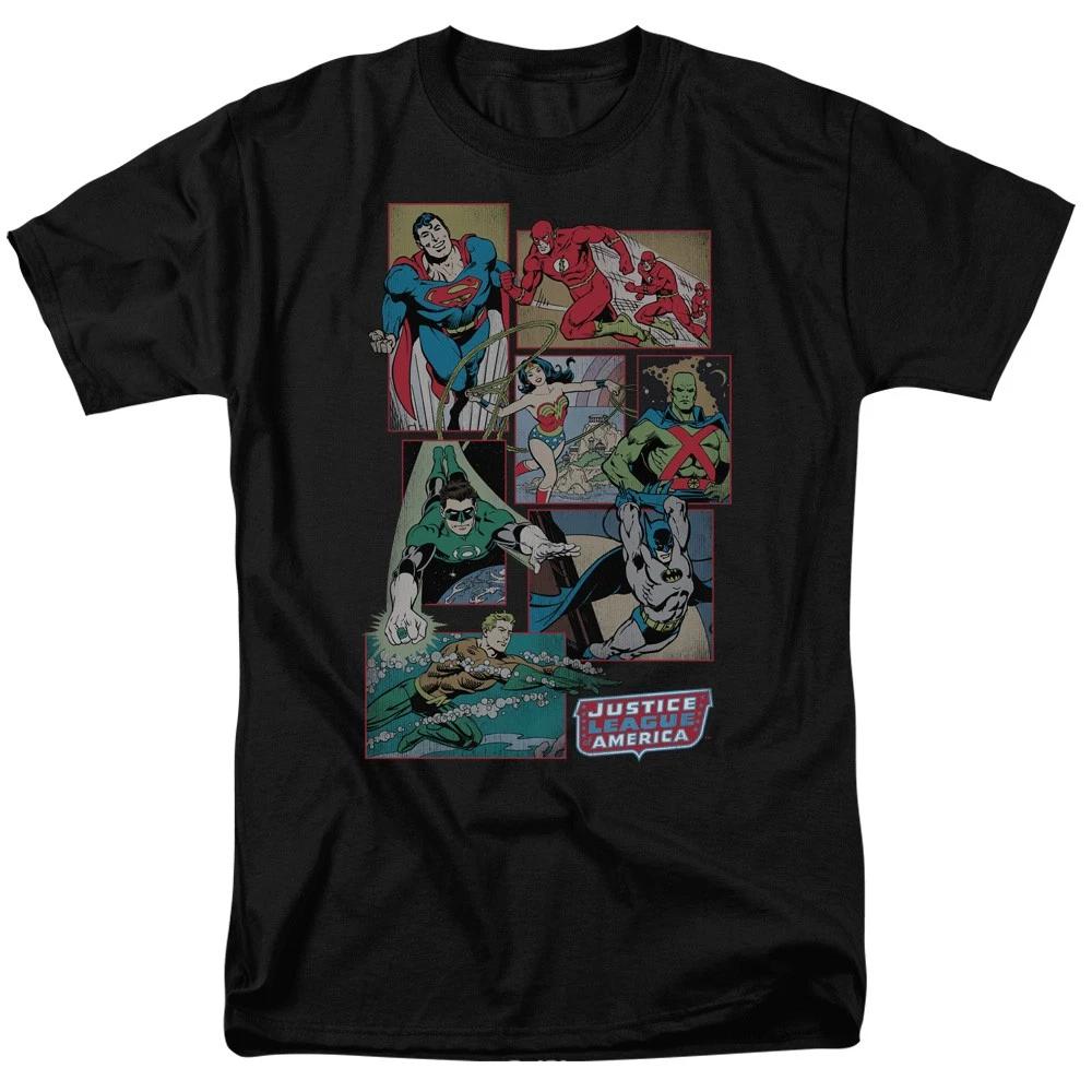 DC Comics - Originals - Justice League Boxes - Adult T-Shirt XXXXL