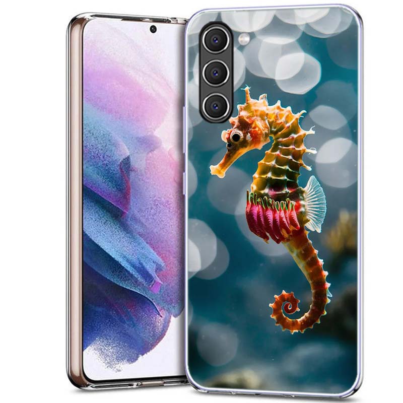 Seahorse Underwater Fantasy Phone Case for Samsung A54 A14 A24 A34 A17 A37 A57 A55 A35 A25 A15 A13 A23 A33 A53 A07 A05S A04S A03