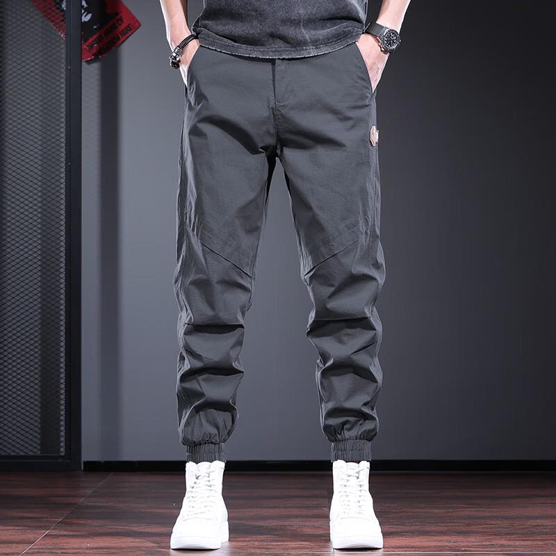 Jie Leinuo Men's Casual Cargo Jogger Pants