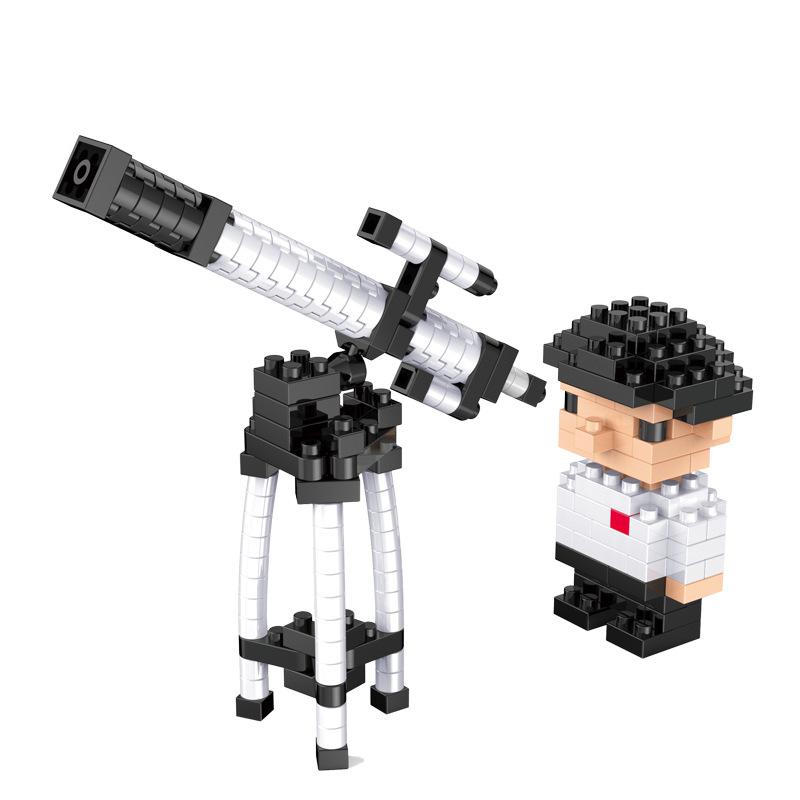 Astronaut Space-Exploration High-Standard Product-Series High-Standard Action Premium-Quality Picture Play Sets Tiny Scale High-Standard Block