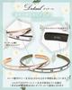 La Amore Eterno Pair Stainless Steel Surgical Stainless Steel Atlas Design with Roman Rose Gold and Black Bangles, Bracelets, Accessories, Numerals,