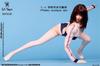 Hobby Toys [TOYBARJAPAN] figura w skali 1/6 kompatybilna z korpusem TBLeague SA Toys SA048 Zestaw preppy kostium kąpielowy Piękna uczennica w stylu gimnastycznym