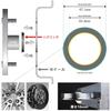 4 Pieces Hub Ring with Collar HUB CENTRIC RING 67.1mm/63.4mm