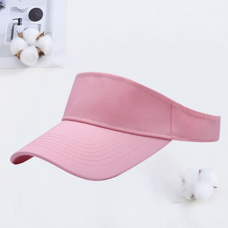 Hat female spring summer sun protection empty top hat embroidery sports outdoor outing visor cap cap male