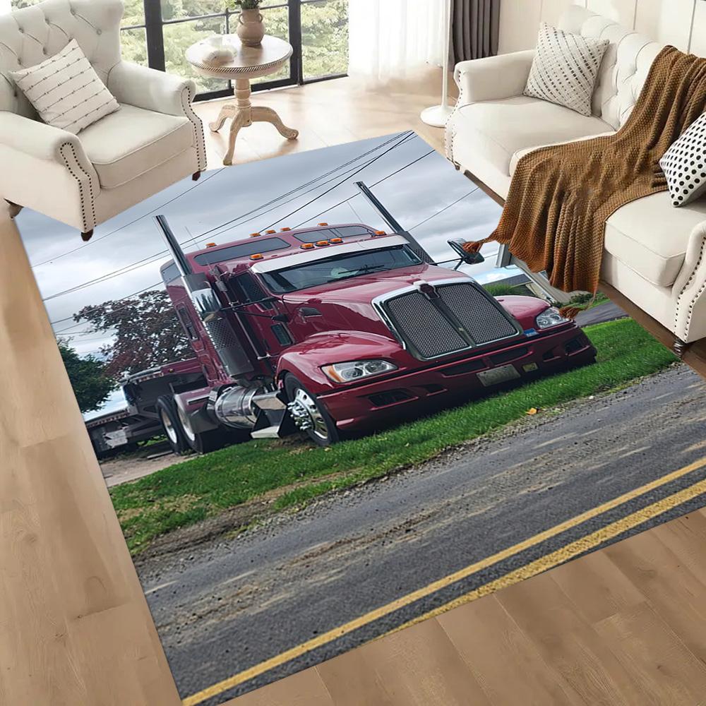Kw Heavy Trucks Carpet Design For Kitchen Entryway Bedrooms Dormitory Antislip Carpet Office Home Decor Birthdaychristmas Gift
