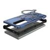 For Samsung Galaxy S24 Ultra Magnetic Case Rotating Metal Kickstand PC + TPU Phone Back Cover
