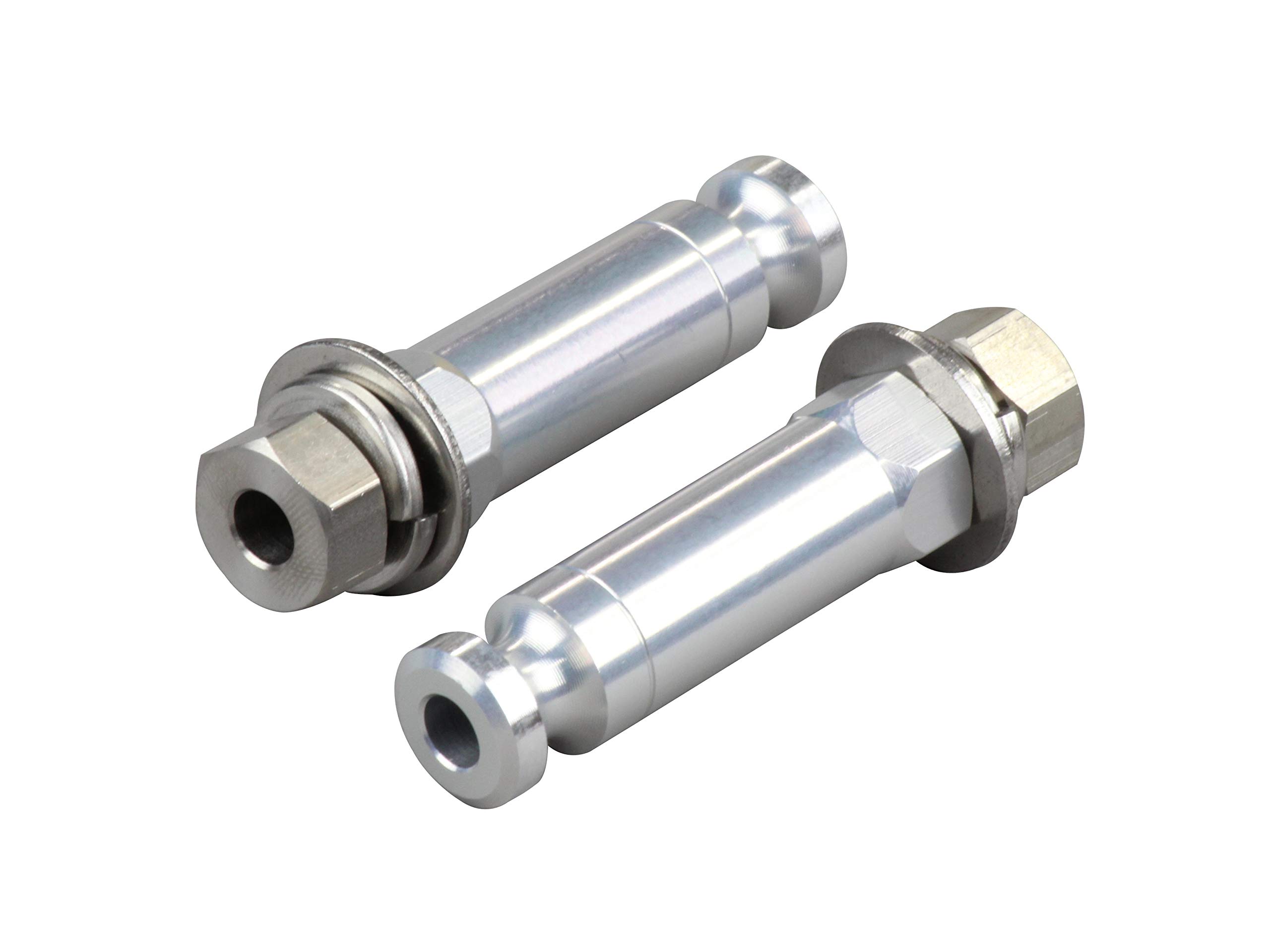 

POSH FAITH Motorcycle Accessories Long Color Turn Signal Brackets, M10mm, Silver, 031301-03