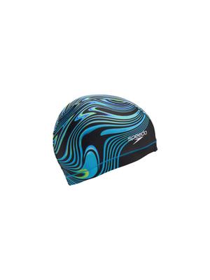 Speedo Aqualava Tricot Schwimmkappe Größe F, Unisex, Blau,