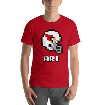 Arizona Cardinals NES Footballhelm 8-Bit Tecmo Super Bowl Retro T-Shirt