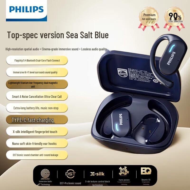 

Philips Open-Ear Hook Bluetooth Sport Earphones