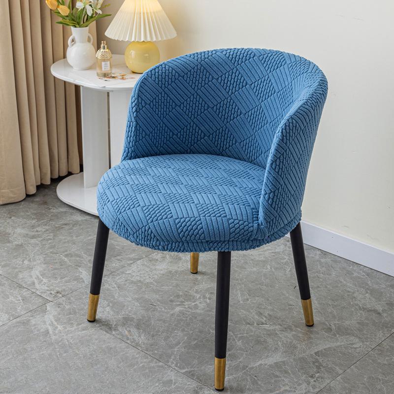 

Изогнутый чехол для стула, туалетный столик, туалетный столик, офис, кафе, встреча, полукруглый чехол для стула, чехол для табурета, ткань 33*36*40 cm