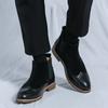 Men's English style Chelsea shoes business shoes fashionable and versatile men's formal shoes men's work and attendance shoes