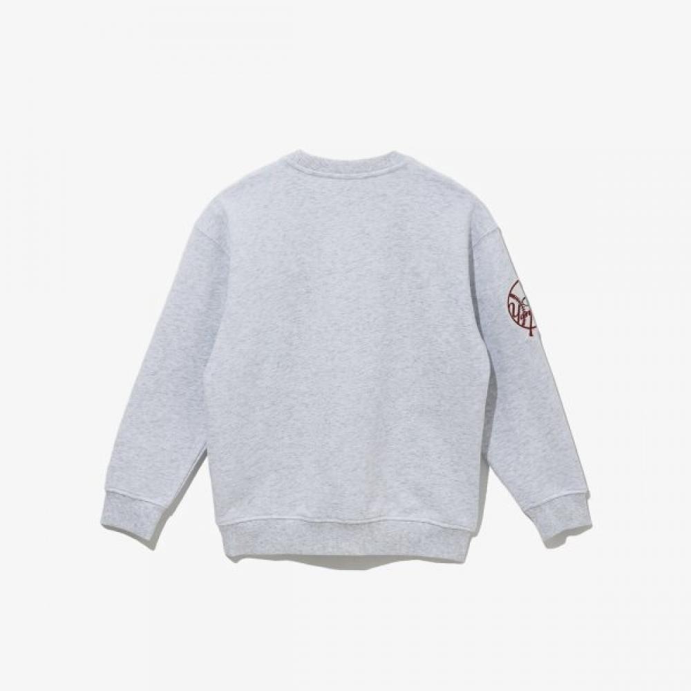 New Era Kinder Mlb New York Yankees Team Logo Sweatshirt Heather Grey 14681103