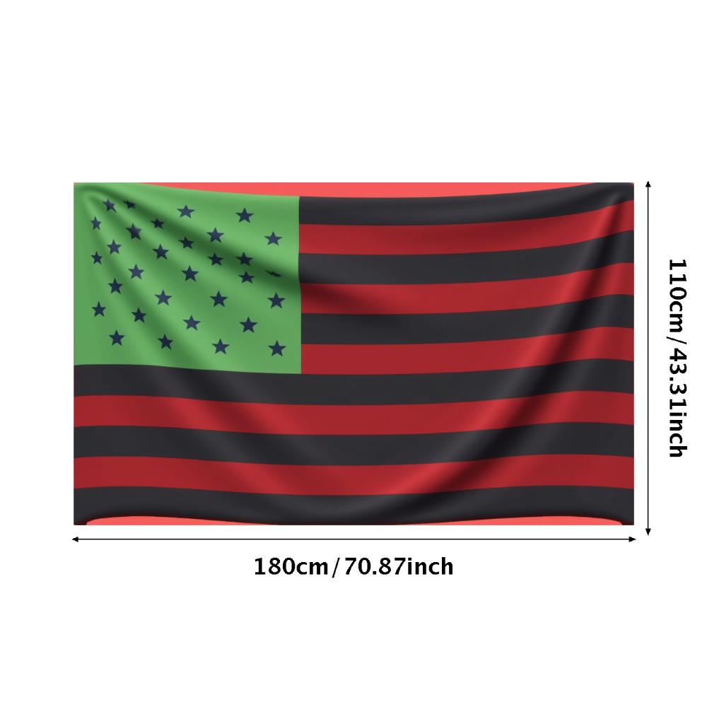 

Vivid Colors African American Flag Cultural Symbolism Event Flag for Cultural Events Public Display Community Gatherings