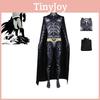O Cavaleiro das Trevas Batman Bruce Wayne Macacão com Capa Fantasia de Halloween