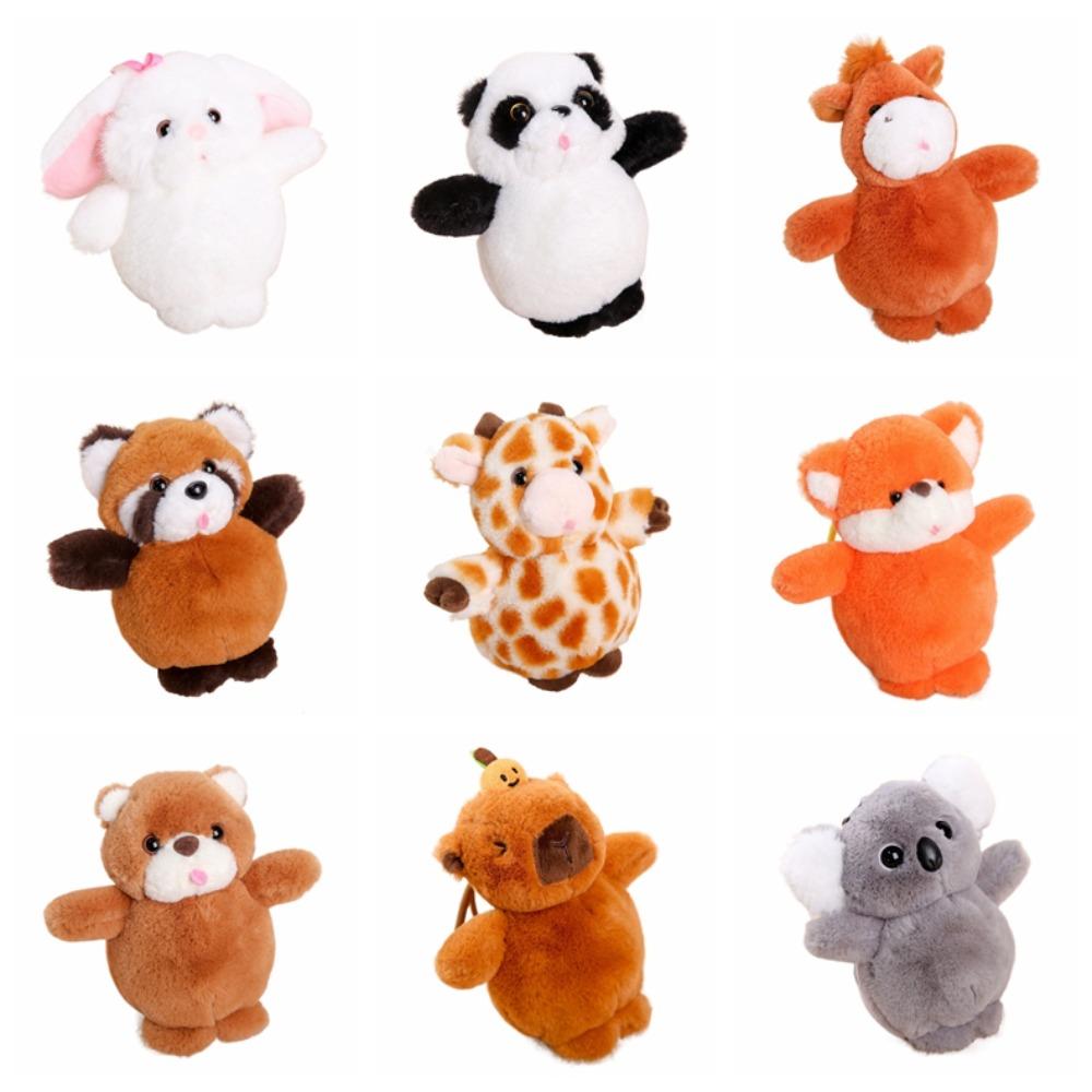 Bear Capybara Plush Keychain Rabbit Plush Toys Small Pendant Animal Doll Keychain  Home Decor