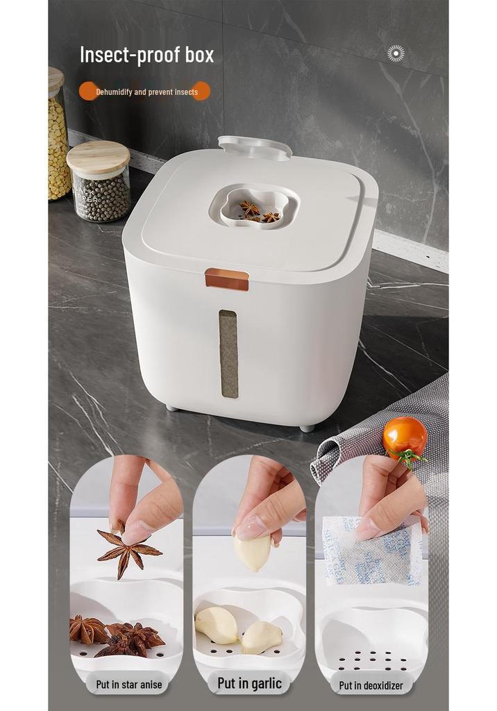 Rice and Flour Moisture-Proof, Insect-Proof, Food-Grade Storage Container