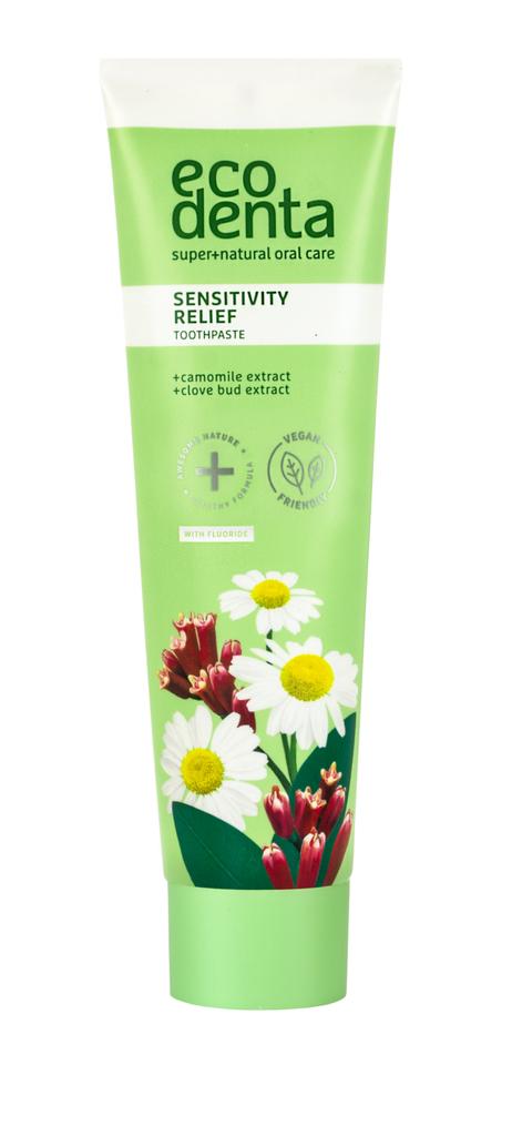 Odświeżająca Rumiankowa Pasta Łagodząca Wrażliwość Zębów Ecodenta 100 Ml