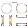 Ergonomic Stylish Metal Frame Cover Scratch Resistant Housing Protective Shell For Watch 8 40mm/44mm Modern Appearance