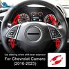 TOP ABS Car Steering Wheel Paddle Shifter Cover for Chevrolet Camaro 2016 2017 2018      Trim Accessories