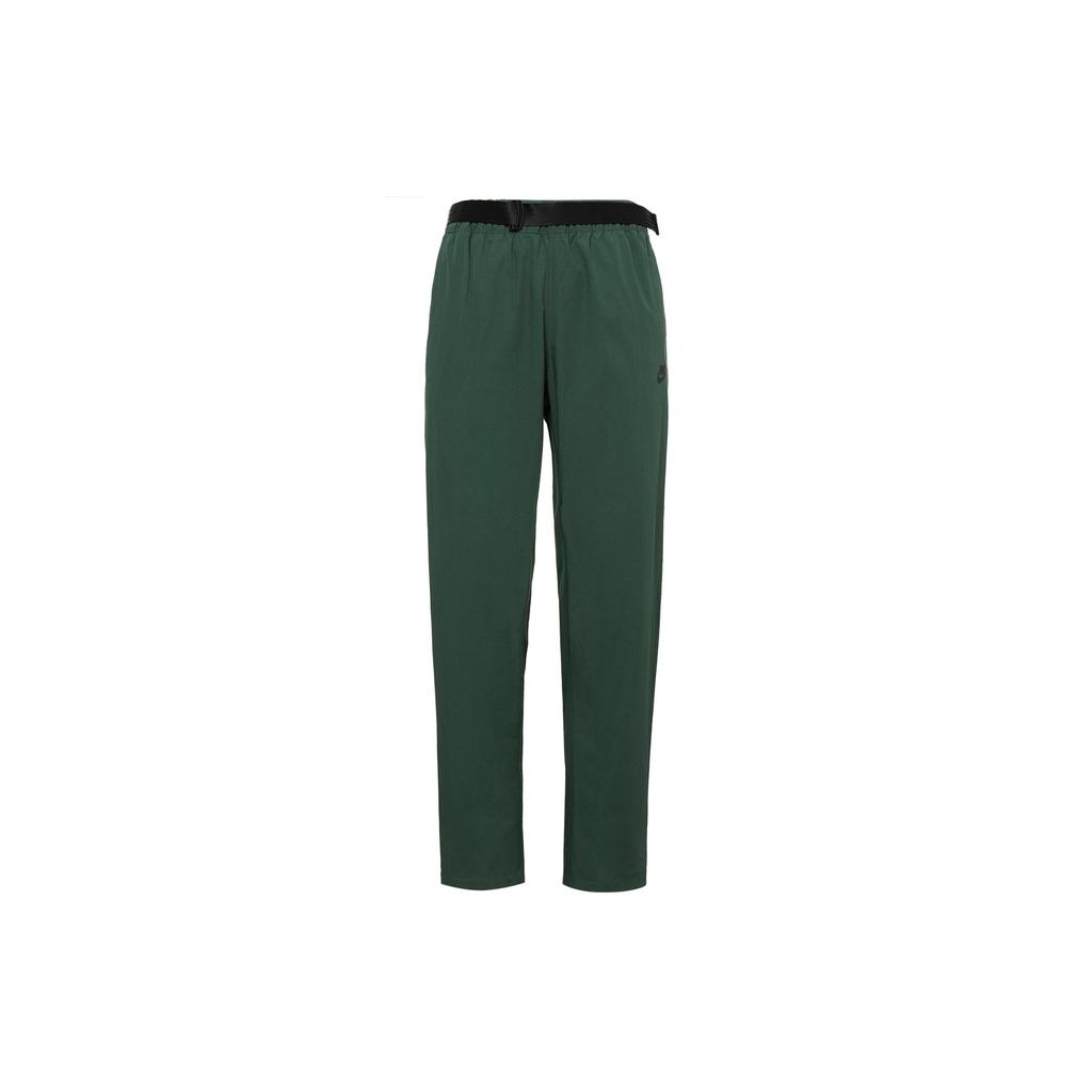 Nike Sportswear Premium Essentials Tapered Woven Sports Trousers Men Bottoms Dark-Green CZ9884-337