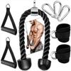 Durable Cable Machine Attachment Set Detachable Lifting Wrist Straps NEW Lat Pulldown Gear  Gym