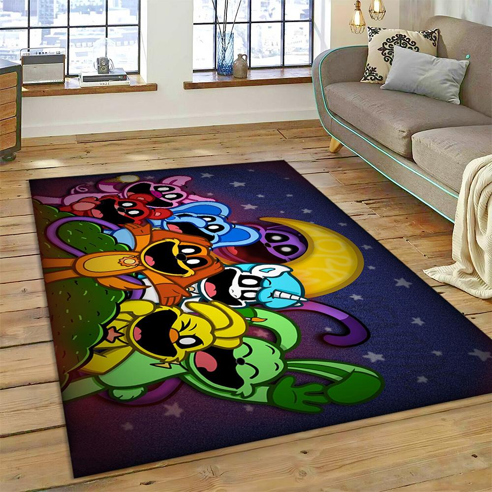 

New Style S-Smiling C-Critters Catnap Craftycorn Cartoon Carpet Rug for Living Room Bedroom Home Sofa,Non-slip Floor Mat 40x60cm