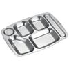 Shengjia 304 Stainless Steel Divided Lunch Tray