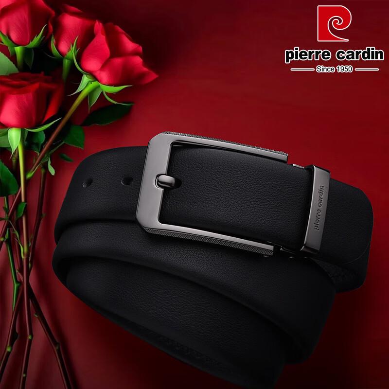 Pierre Cardin Men s Leather Pin Buckle Business Belt 115-120cm