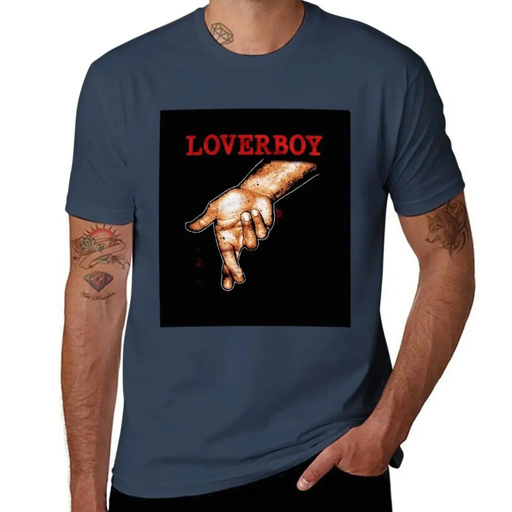 Band rock loverboy logo T-Shirt heavyweights sweat Men's t shirts
