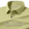 Men's Natural Linen & Mulberry Silk Short Sleeve Polo Shirt