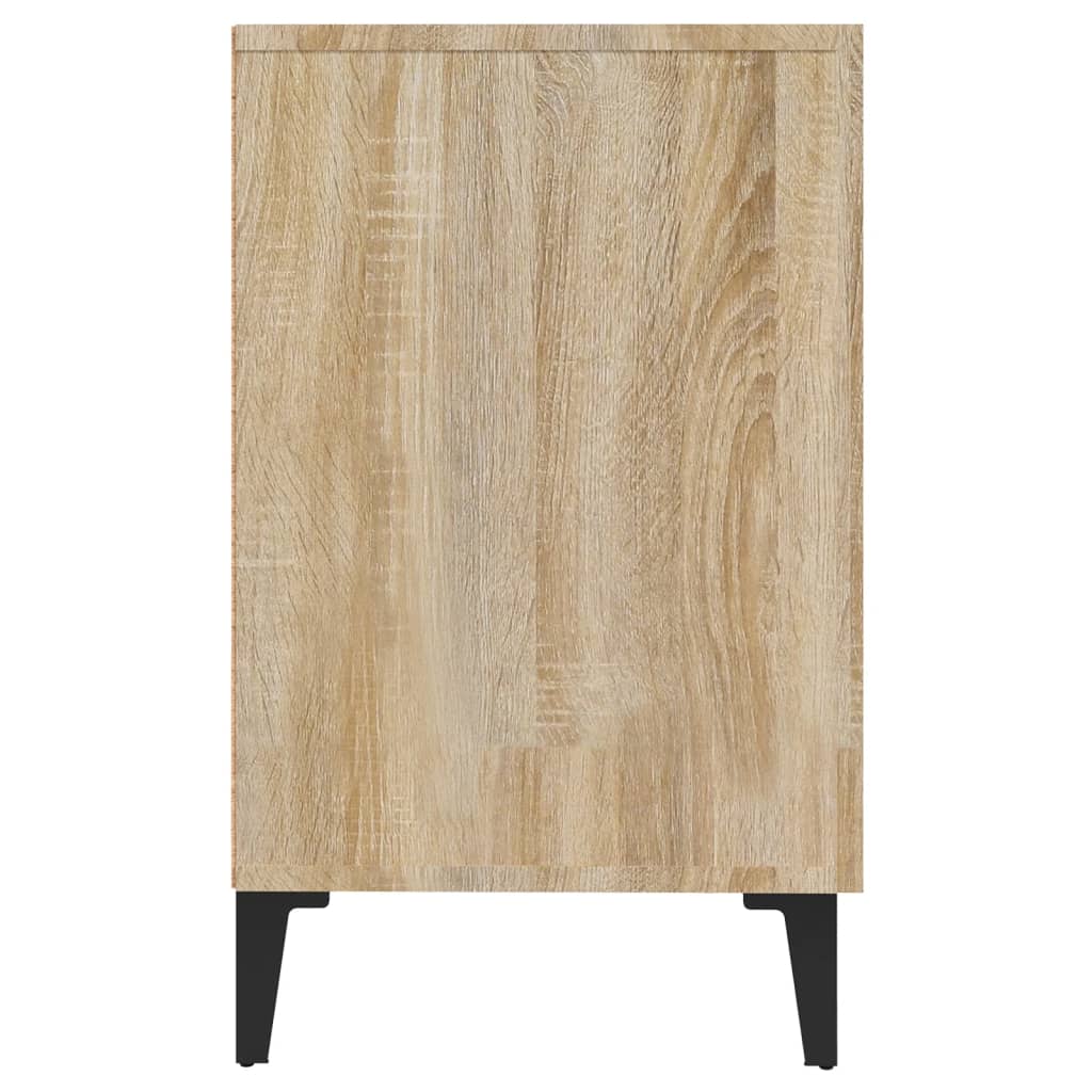Vidaxl Komoda, Dąb Sonoma, 100X36X60 Cm, Materiał Drewnopochodny