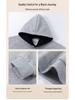 Winter Plus Size Men's Goose Down Hooded Jacket - Casual, Loose, Versatile