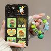 Applicable To Apple 15 Mobile Phone Case Iphone14/13 Cute Funny Frog Doll Pendant 12/11 Flip Mirror