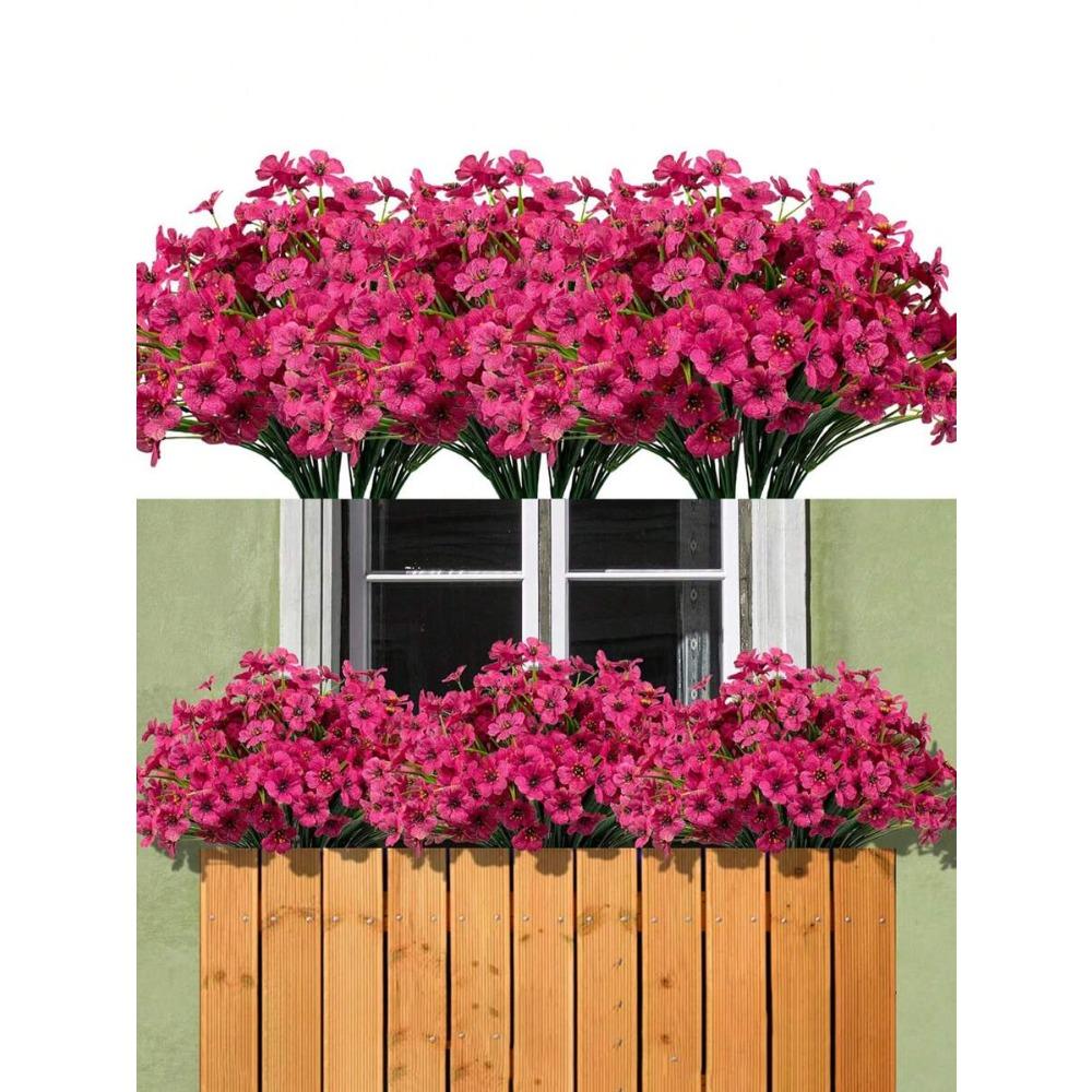 Artificial Flowers for Indoor and Outdoor, Fake Flowers Plants for Indoor and Outdoor Garden Porch Windowsill Home Wedding Farmhouse
