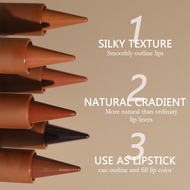 Lipstick Lipliner Fog Lasting Chocolate Lip Liner