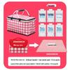 Large Capacity Portable Picnic Basket Cooler Bag with Aluminum Foil for Outdoor Camping
