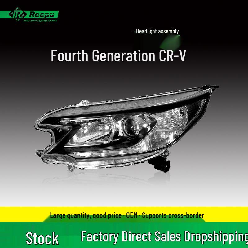 Front Headlight Assembly for 2012-2014 Honda CRV 4th Gen
